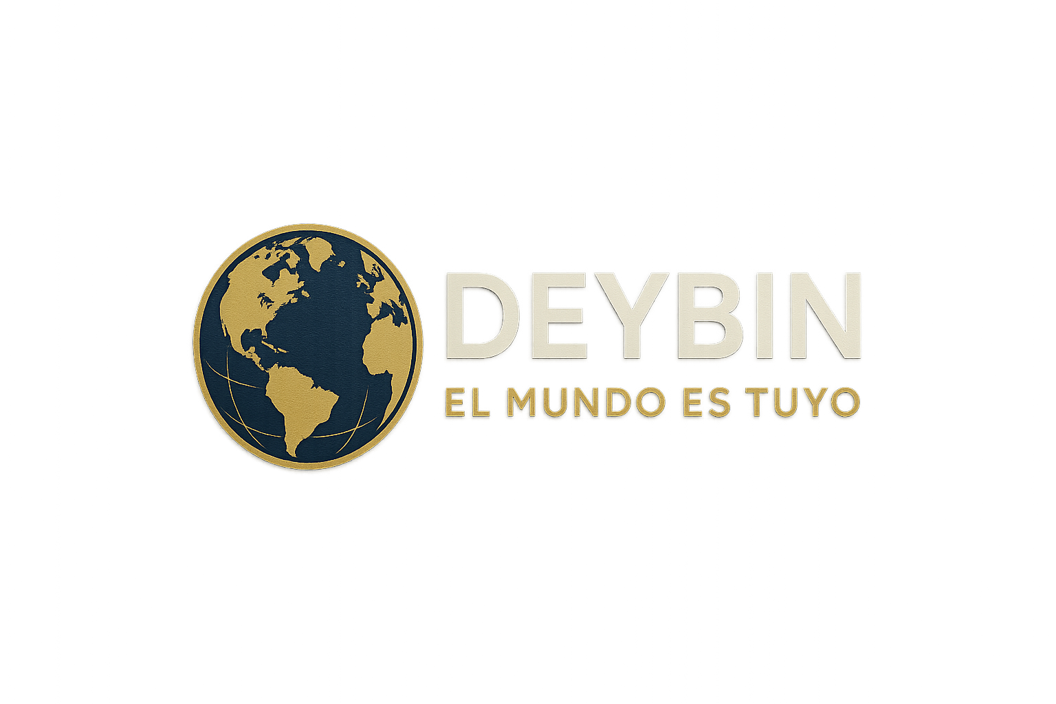 DEYBIN EL MUNDO ES TUYO LOGO